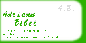 adrienn bibel business card